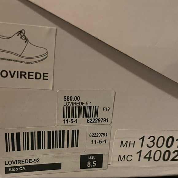 Aldo black patent croc oxfords - Picture 2 of 4